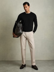 Reiss Black Merino Mixer 2 Pack Pack of Two Merino Wool Jumpers - Image 2 of 5