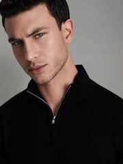 Reiss Black Merino Mixer 2 Pack Pack of Two Merino Wool Jumpers - Image 4 of 5