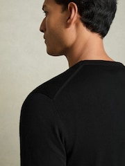 Negro - Reiss Merino Mixer 2 Pack Pack of Two Merino Wool Jumpers - Imagen 6 de 7