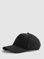 Reiss Black Blaze Logo Baseball Cap - Image 1 of 4