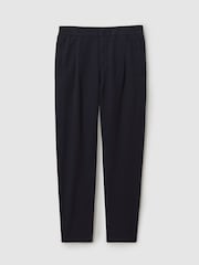 Pantalones holgados de mezcla de lino y algodón con cintura elástica Pact de Reiss - Imagen 2 de 6
