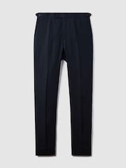 marine - Pantalon REISS Kin Slim en lin - Image 2 of 8