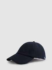 Azul marino - Gorra de béisbol de algodón con bordado Felix de Reiss - Imagen 1 de 4