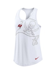 Fanatics NFL Tampa Bay Buccaneers Triblend Racerback White Tank Womens - Image 1 of 2