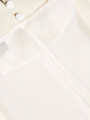 Ted Baker Nude Knit Rib Collar Aubreei Blouse with Balloon Sleeves - Image 6 of 6