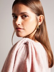 Ted Baker Pink Larbow Statement Bow Sweater - Image 4 of 6
