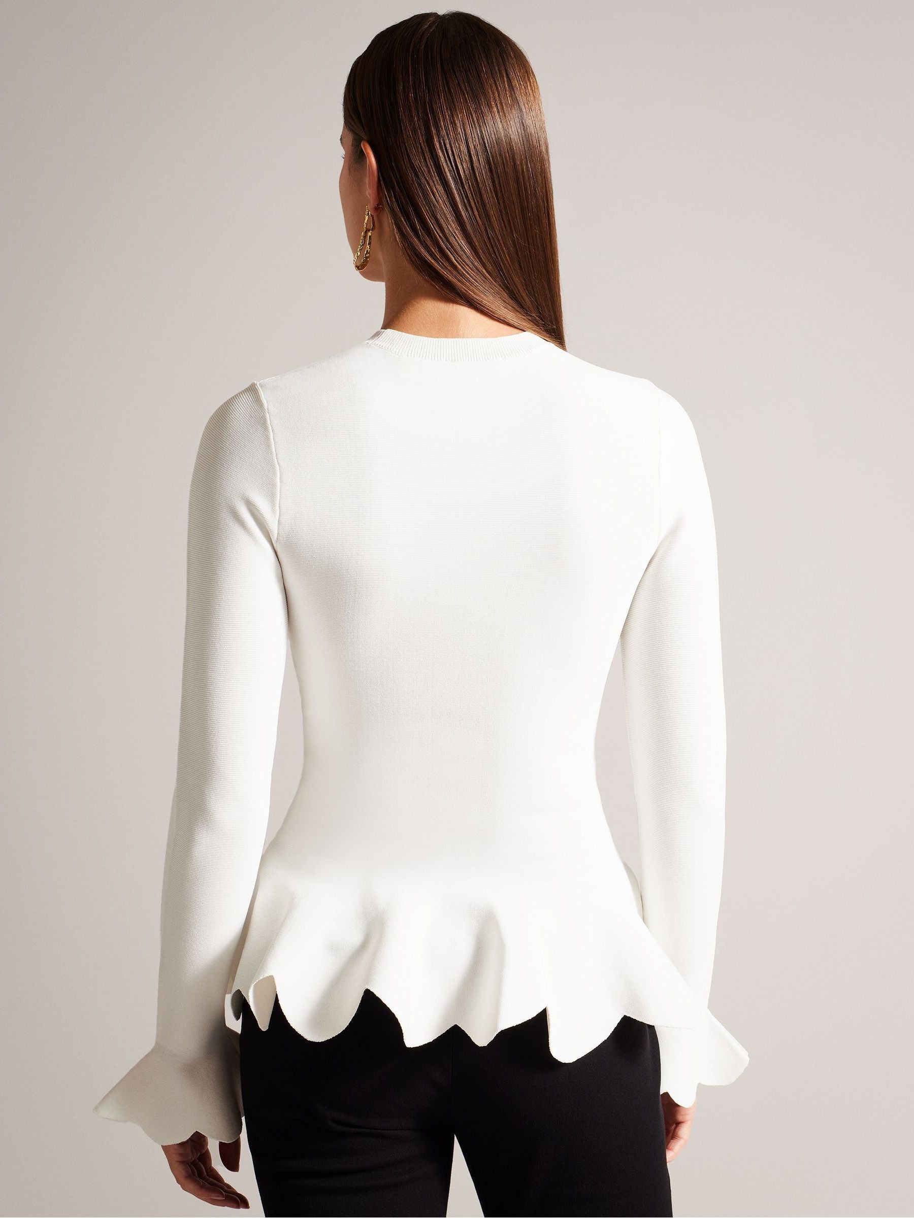 Ted baker peplum cardigan cheap