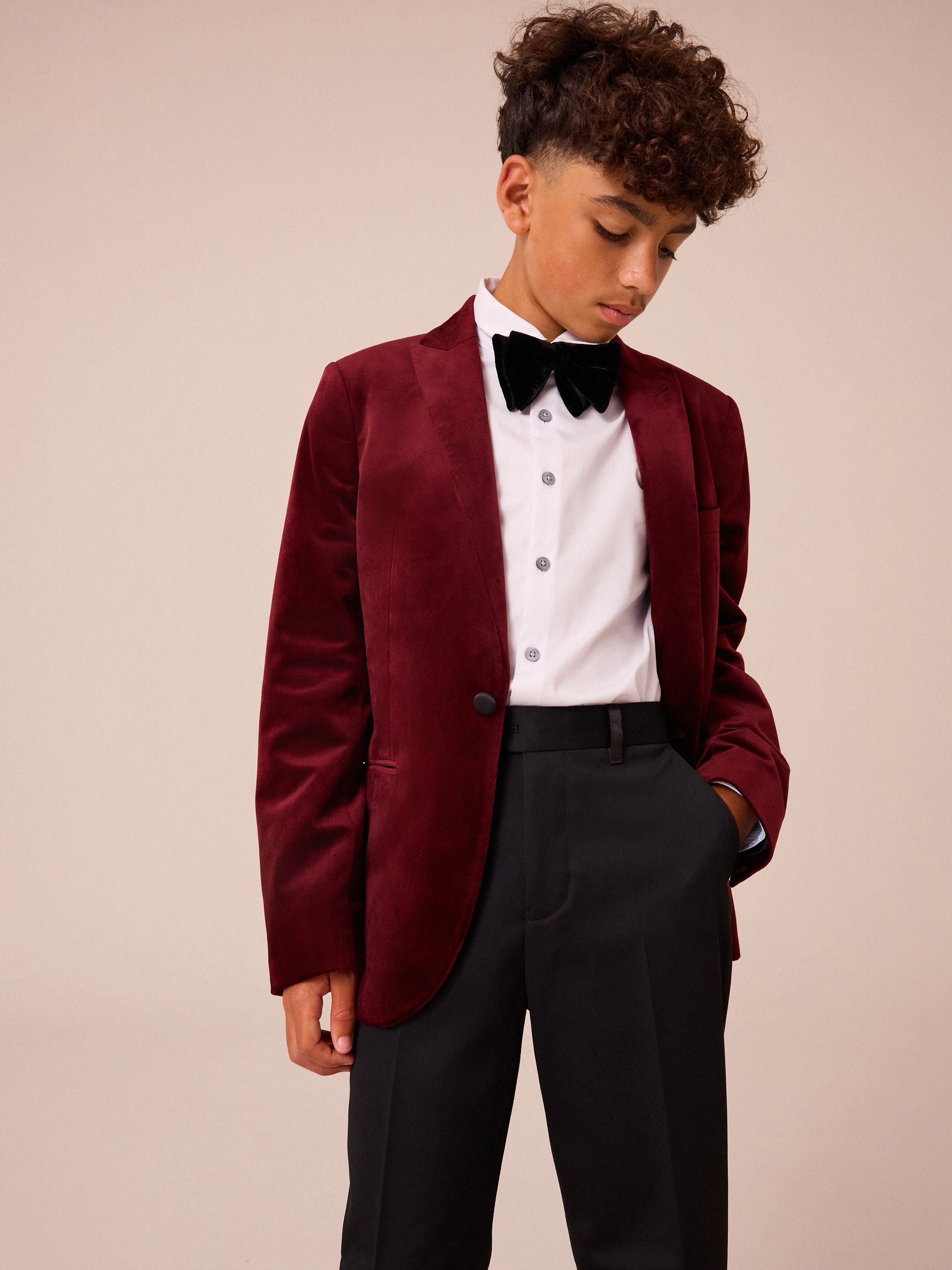 Next red velvet jacket shop