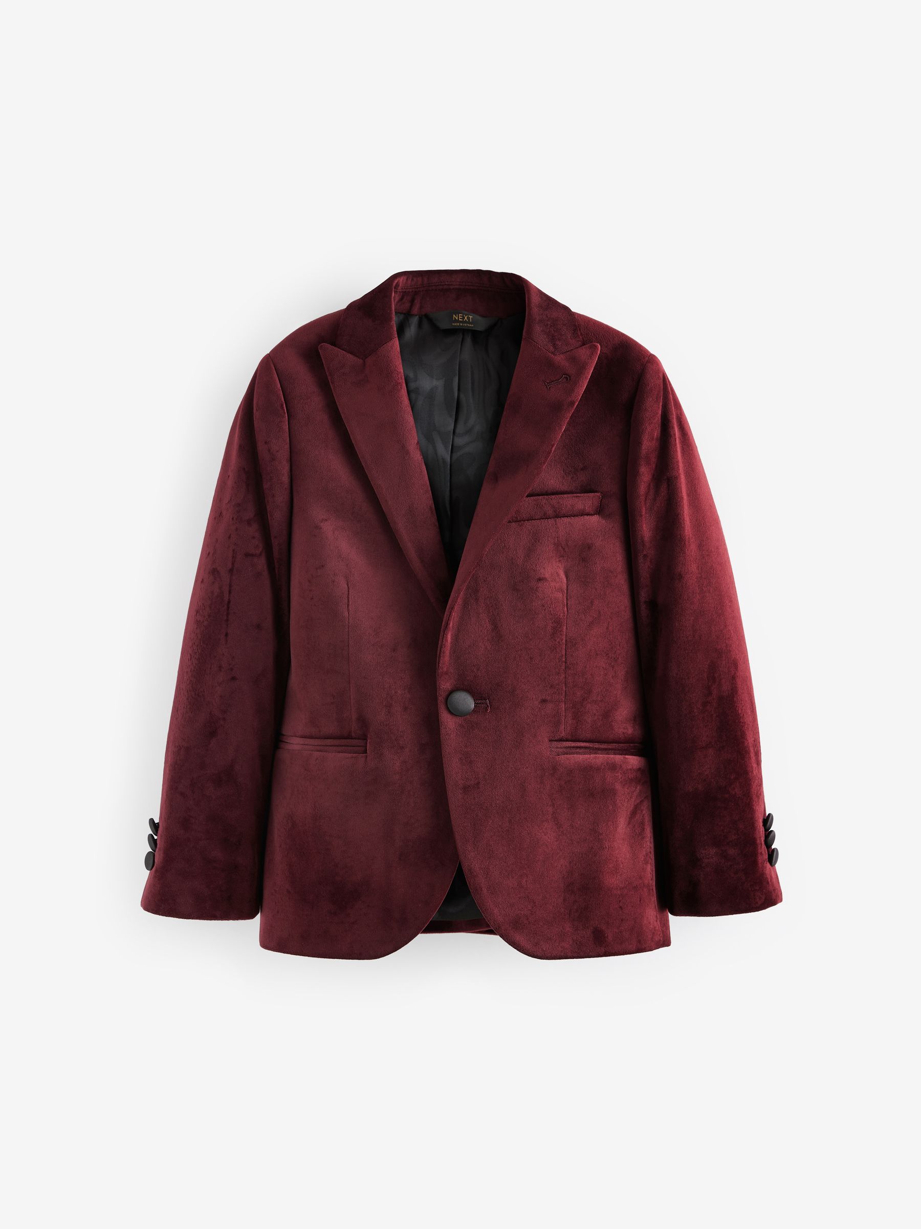 Next red velvet jacket shop
