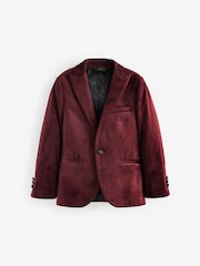 Rot - Velvet Jacket (3-16yrs) - Bild 5 von 9