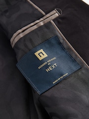 Navy Snake Skin Velvet Jacket (3-16yrs) - Image 8 of 9