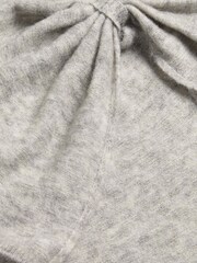 Ted Baker Grey Teebow Statement Bow T-Shirt - Image 6 of 6