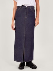 Monsoon Blue Mia Denim Maxi Skirt - Image 1 of 1