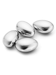 Georg Jensen Edelstahl-Set mit 4 Sky-Eiswürfeln - Bild 1 von 3