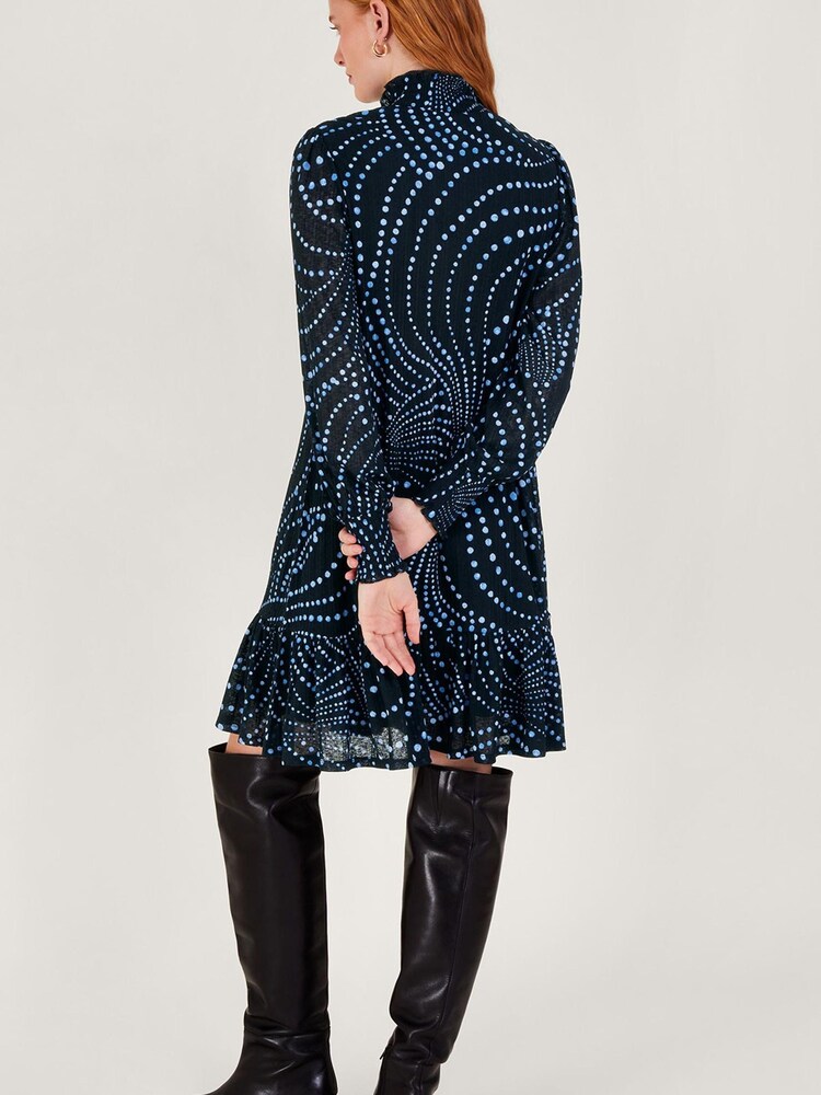 Monsoon Black Spot Ophelia Dress - Image 2 of 5