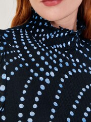 Monsoon Black Spot Ophelia Dress - Image 4 of 5