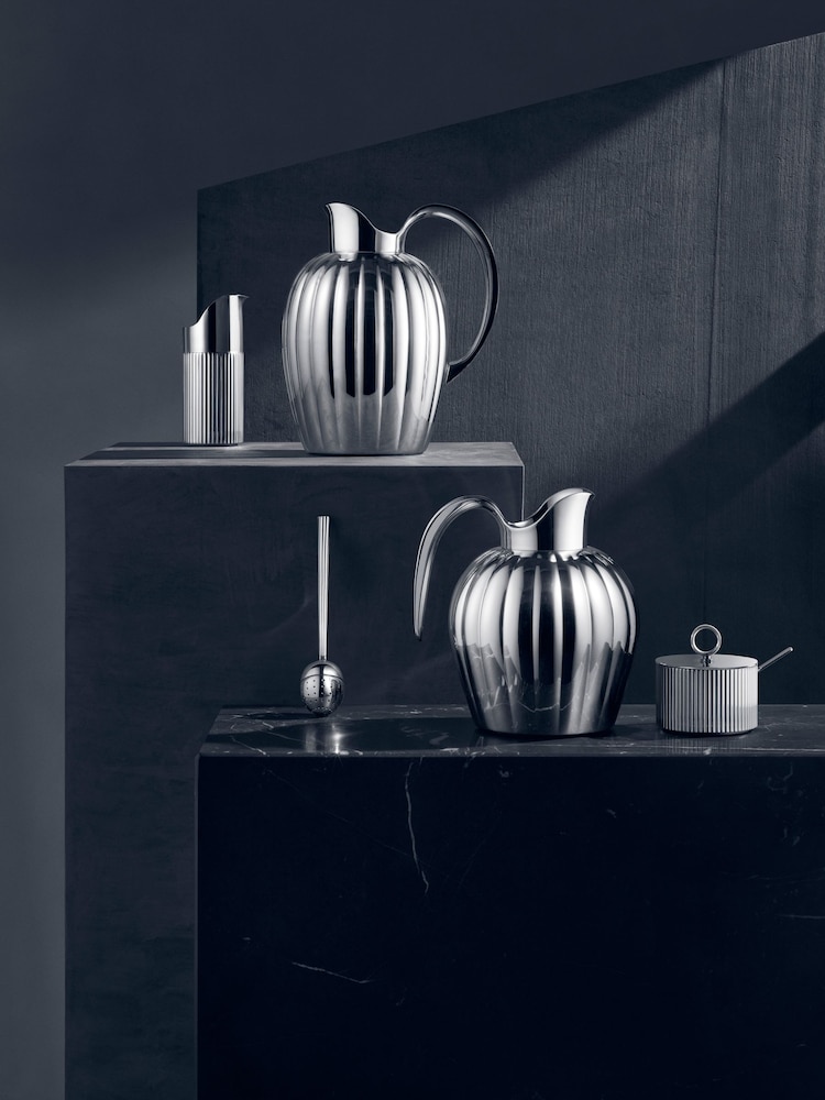 Georg Jensen Bernodette Thermo Kanna með þrýsti Yfirdýnu 1L - Mynd 2 af 5