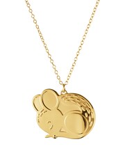 Georg Jensen Gold Christmas Collectibles 2023 Mouse Ornament 18KT Gold Plated - Image 1 of 1