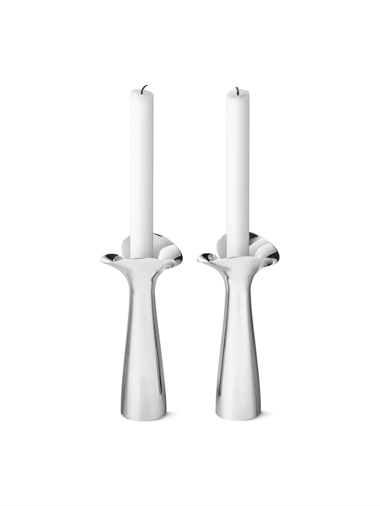 Georg Jensen Bloom Bontanica Taper Candle Holder - Image 2 of 2 Georg Jensen Bloom Bontanica Taper Candle Holder - Image 2 of 2