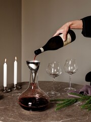 Georg Jensen Sky Set of 6 Red Wine Crystalline Glasses 50CL - Image 1 of 3