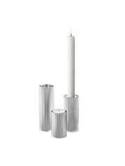 Georg Jensen Set of 3 Bernadotte Candleholder and Tealight Holder - Image 3 of 3