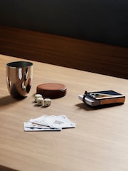 Georg Jensen Sky Dice Travel Set Cup and 5 Piece Dice - Image 3 of 3