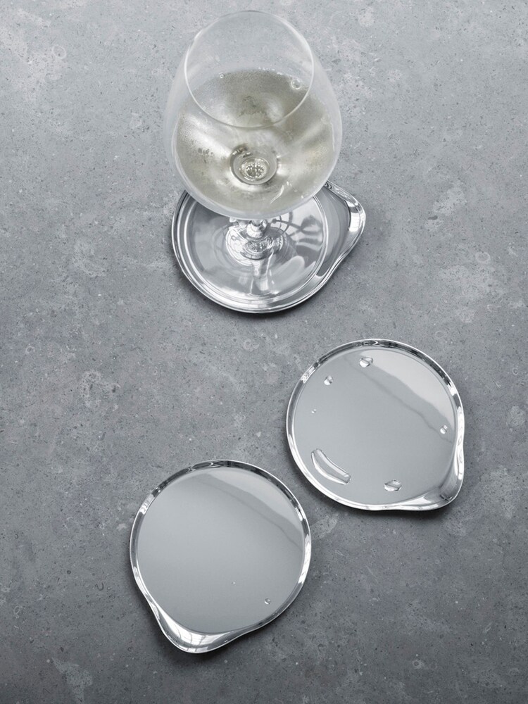 Georg Jensen Set of 4 Wine Bar Coasters - Image 3 of 3
