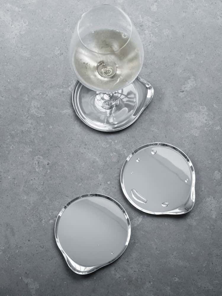 Georg Jensen Set of 4 Wine Bar Coasters - Image 3 of 3 Georg Jensen Set of 4 Wine Bar Coasters - Image 3 of 3