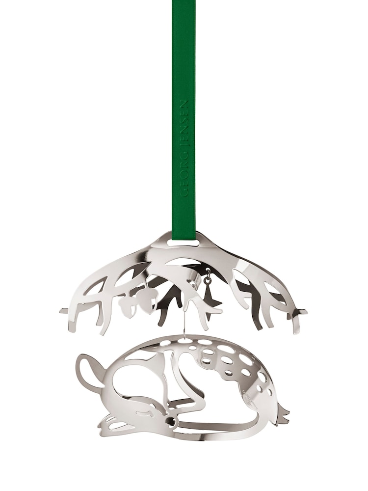 Georg Jensen Silver Christmas Mobile Deer Palladium Plated - Image 1 of 2