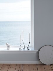 Georg Jensen Set of 2 Cobra Candle Holders - Image 1 of 3