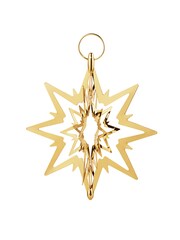 Georg Jensen Gold Seasonal Small Christmas Tree Topper Star 18KT Gold Plated - Image 2 of 2