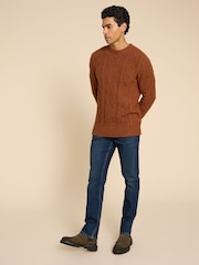 White Stuff Blue Eastwood Straight Jeans - Image 3 of 7