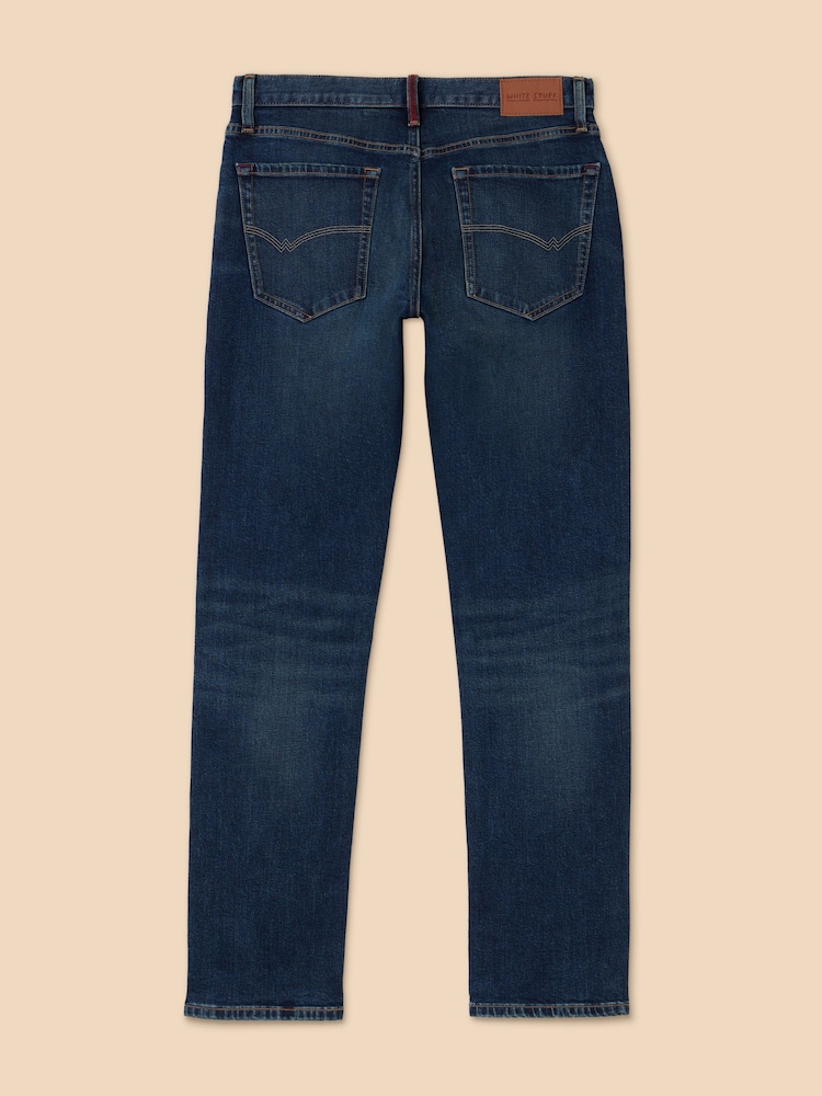 White Stuff Blue Eastwood Straight Jeans - Image 6 of 7