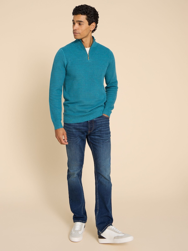 White Stuff Light blue Eastwood Straight Jeans - Image 3 of 7