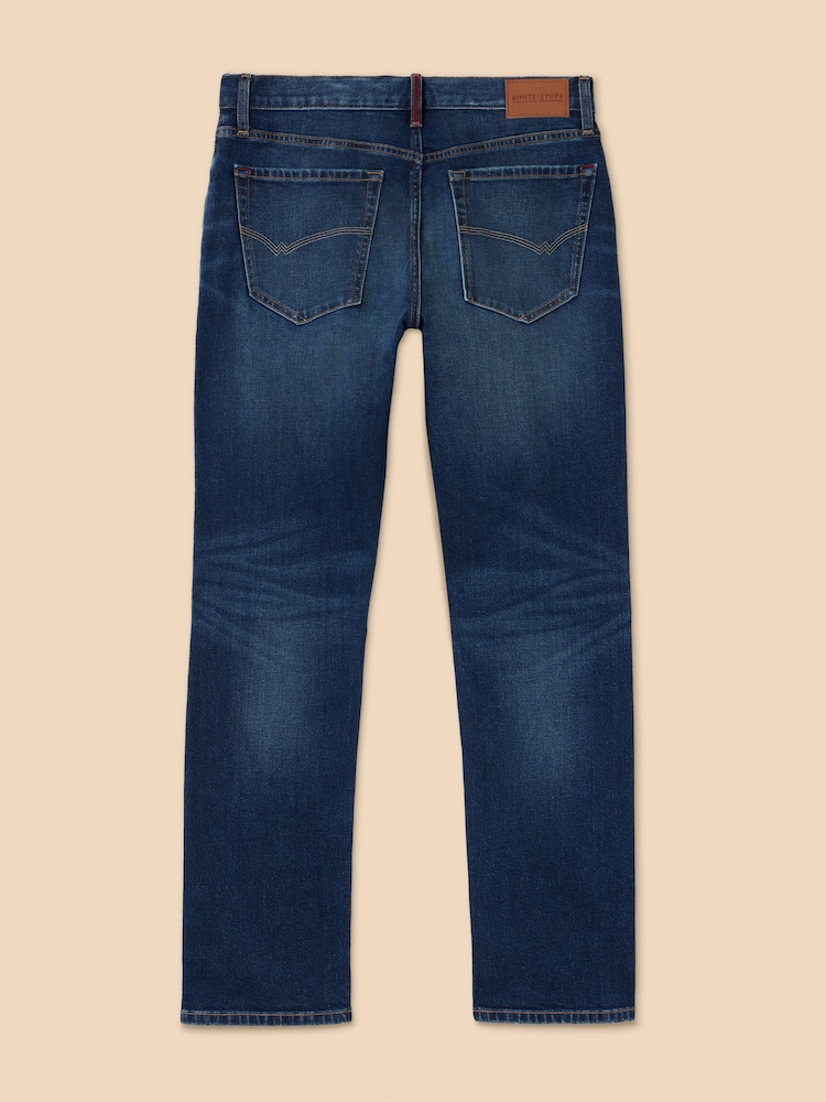 White Stuff Light blue Eastwood Straight Jeans - Image 6 of 7