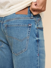 White Stuff Blue/White Eastwood Straight Jeans - Image 4 of 7