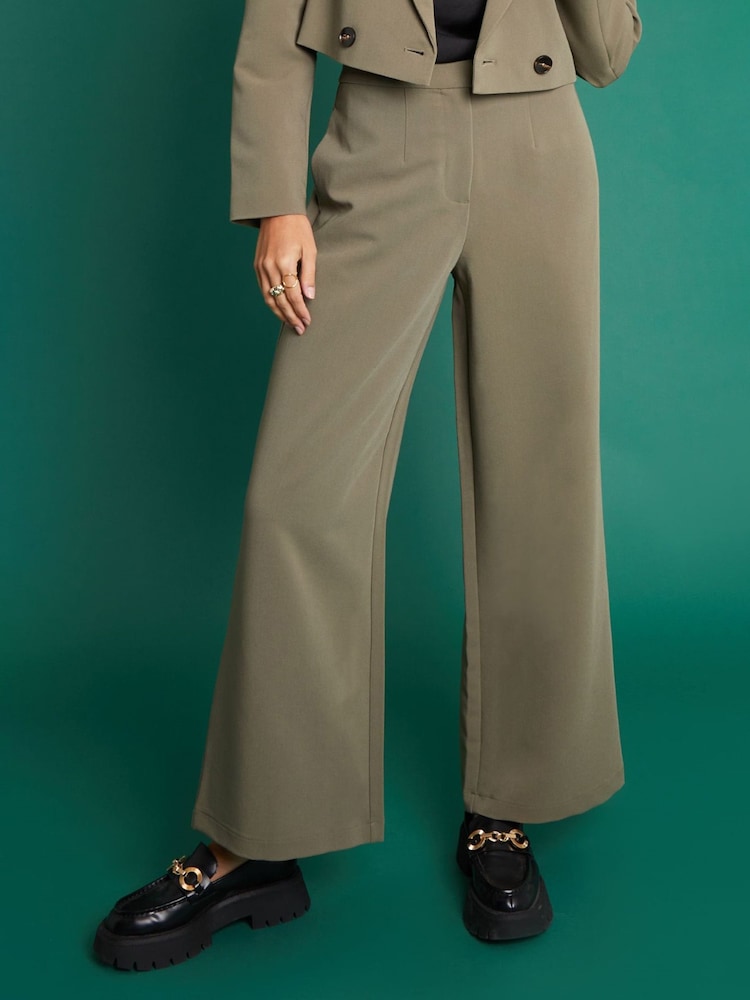 Another Sunday Green Wide Leg Trousers - Image 1 of 5
