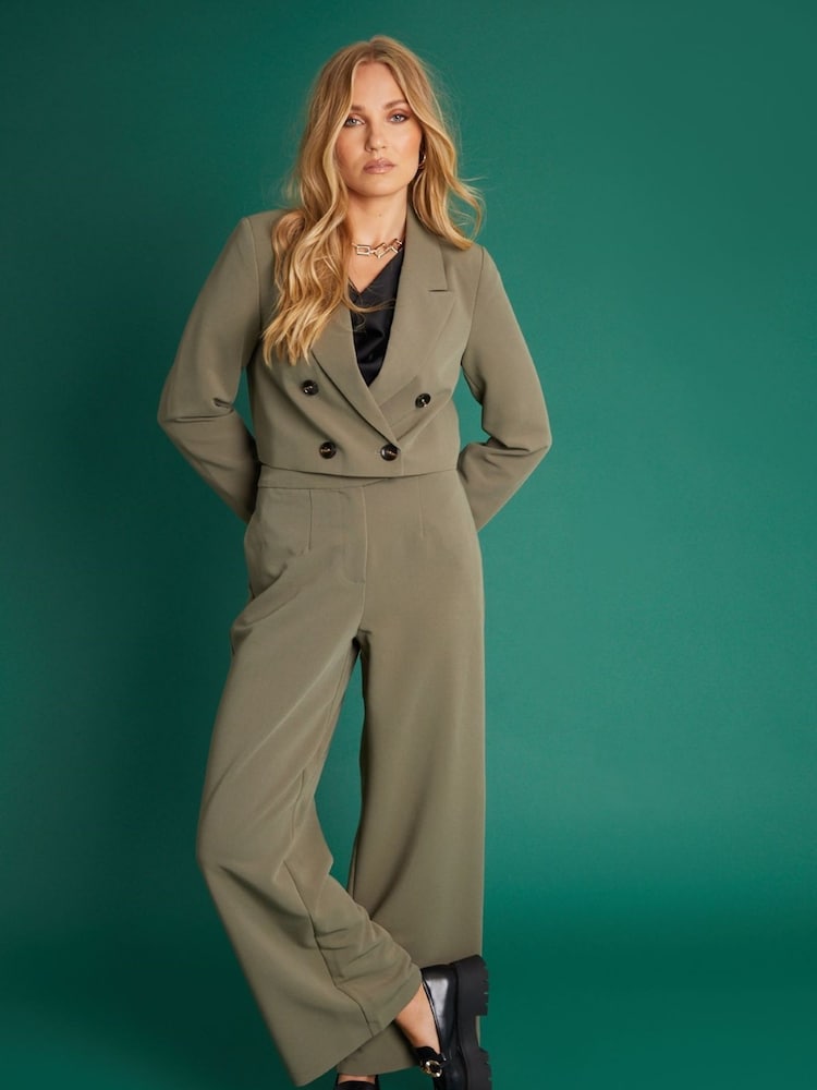 Another Sunday Green Wide Leg Trousers - Image 2 of 5