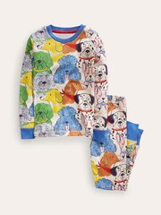 Boden Green 100% Cotton Snug Single Dog Long John Pyjamas - Image 1 of 2