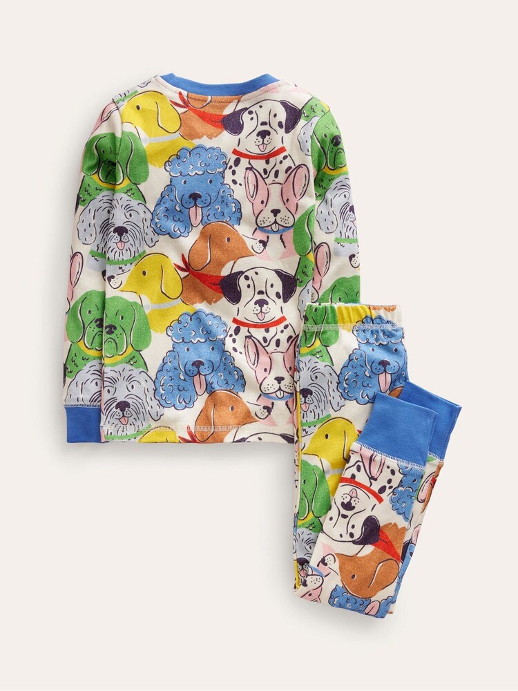 Boden Green 100% Cotton Snug Single Dog Long John Pyjamas - Image 2 of 2
