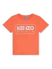 KENZO KIDS Pink Logo Short Sleeved T-Shirt - Image 1 of 2