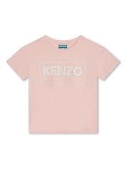 KENZO KIDS Pink Logo Short Sleeved T-Shirt - Image 1 of 2