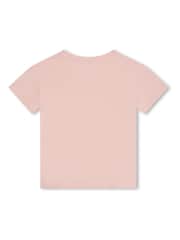 KENZO KIDS Pink Logo Short Sleeved T-Shirt - Image 2 of 2