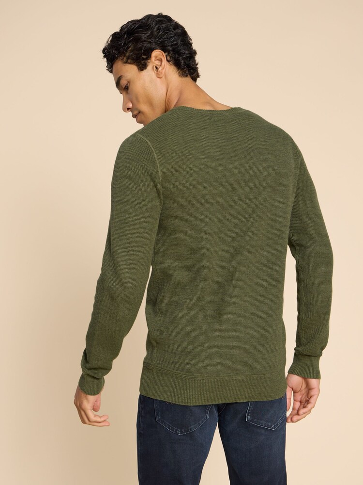 White Stuff Green Attadale Crew Neck Jumper - Image 2 of 8