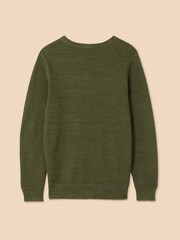 White Stuff Green Attadale Crew Neck Jumper - Image 7 of 8