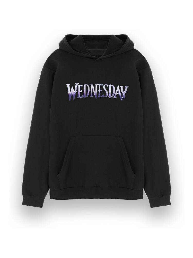 Vanilla Underground Black Wednesday Ladies Licensing 100% Cotton Hoodie - Image 1 of 6