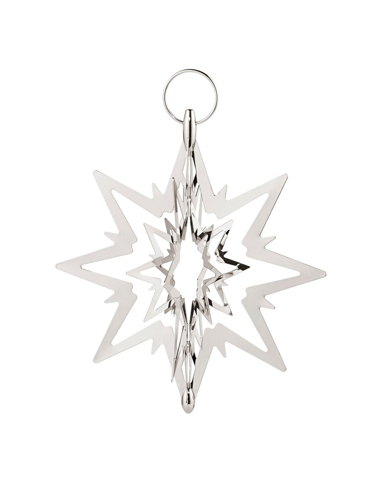 Georg Jensen Silver Seasonal Small Top star Palladium Plated - Image 2 of 2