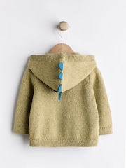 Green Dinosaur Baby 100% Cotton Knitted Cardigan (0mths-2yrs) - Image 6 of 11