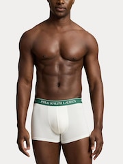 Polo Ralph Lauren White Classic Trunks 3 Pack - Image 6 of 7