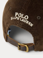 Polo Ralph Lauren Brown Corduroy Classic Cap - Image 3 of 3
